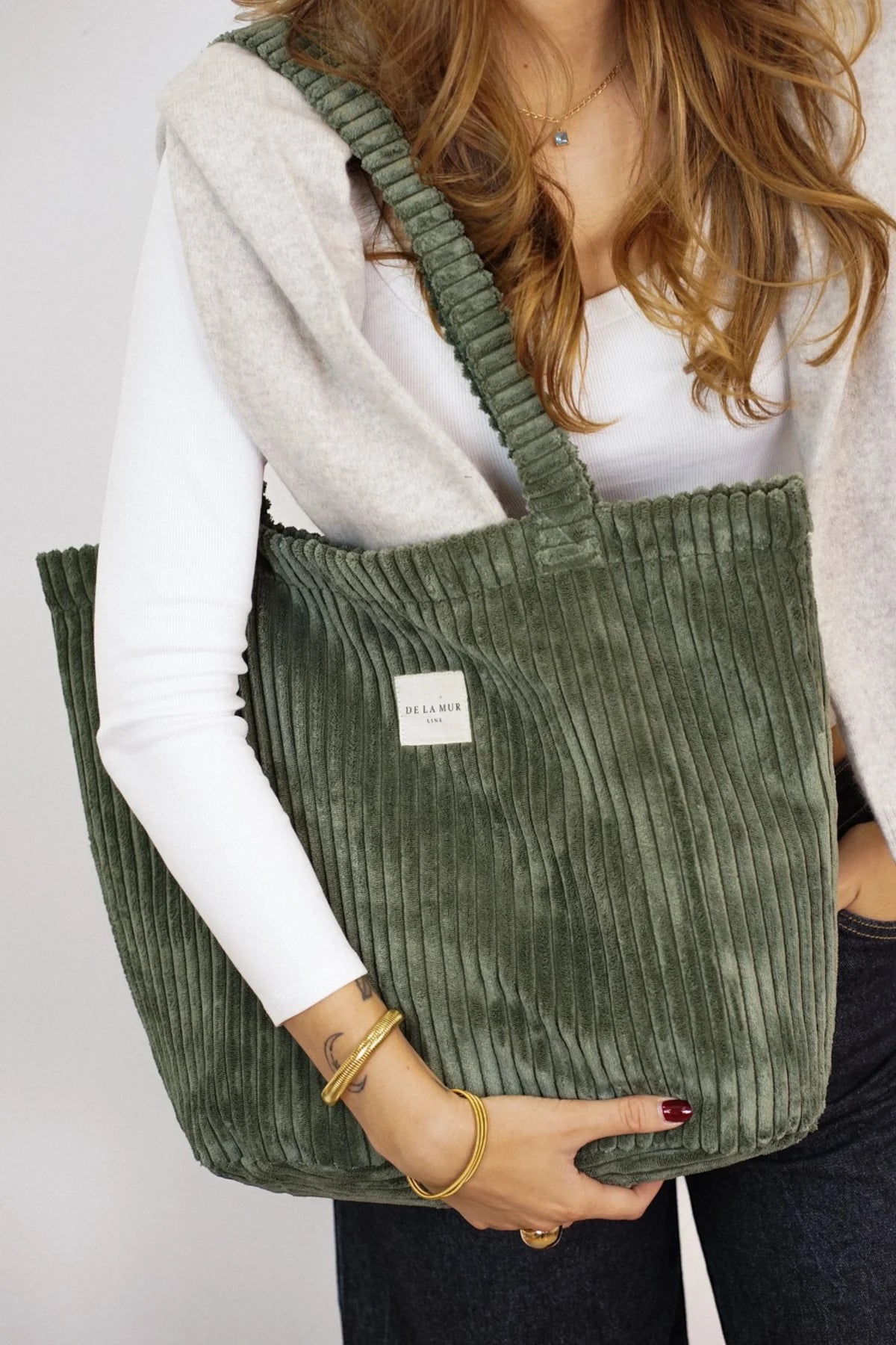 Beach Bag Musgo (Com Fecho)