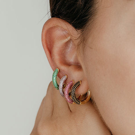 Hoops with Zirconias