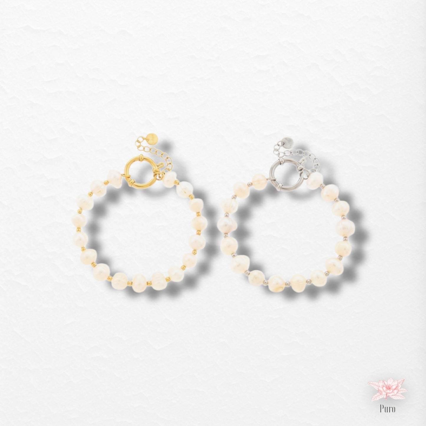 Pulseira Moderna de Pérolas