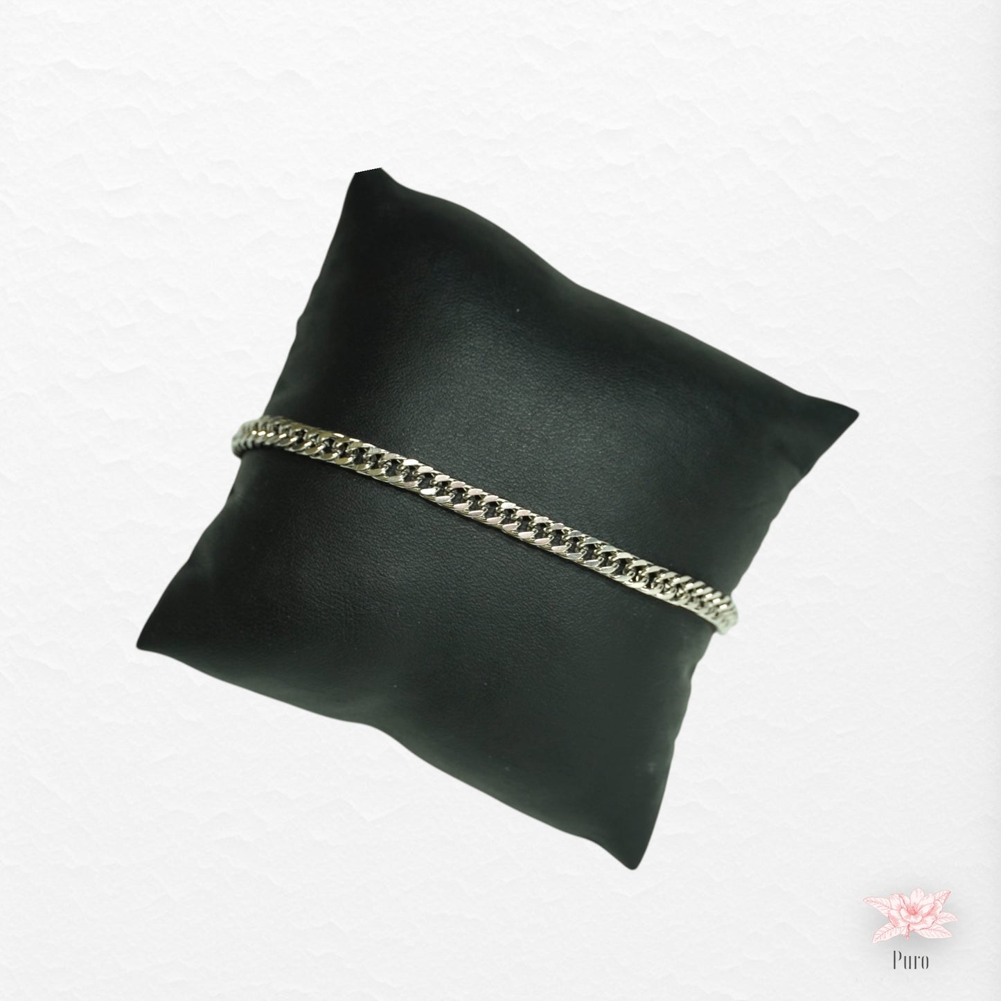 Pulseira Corrente simples De Elos curtos
