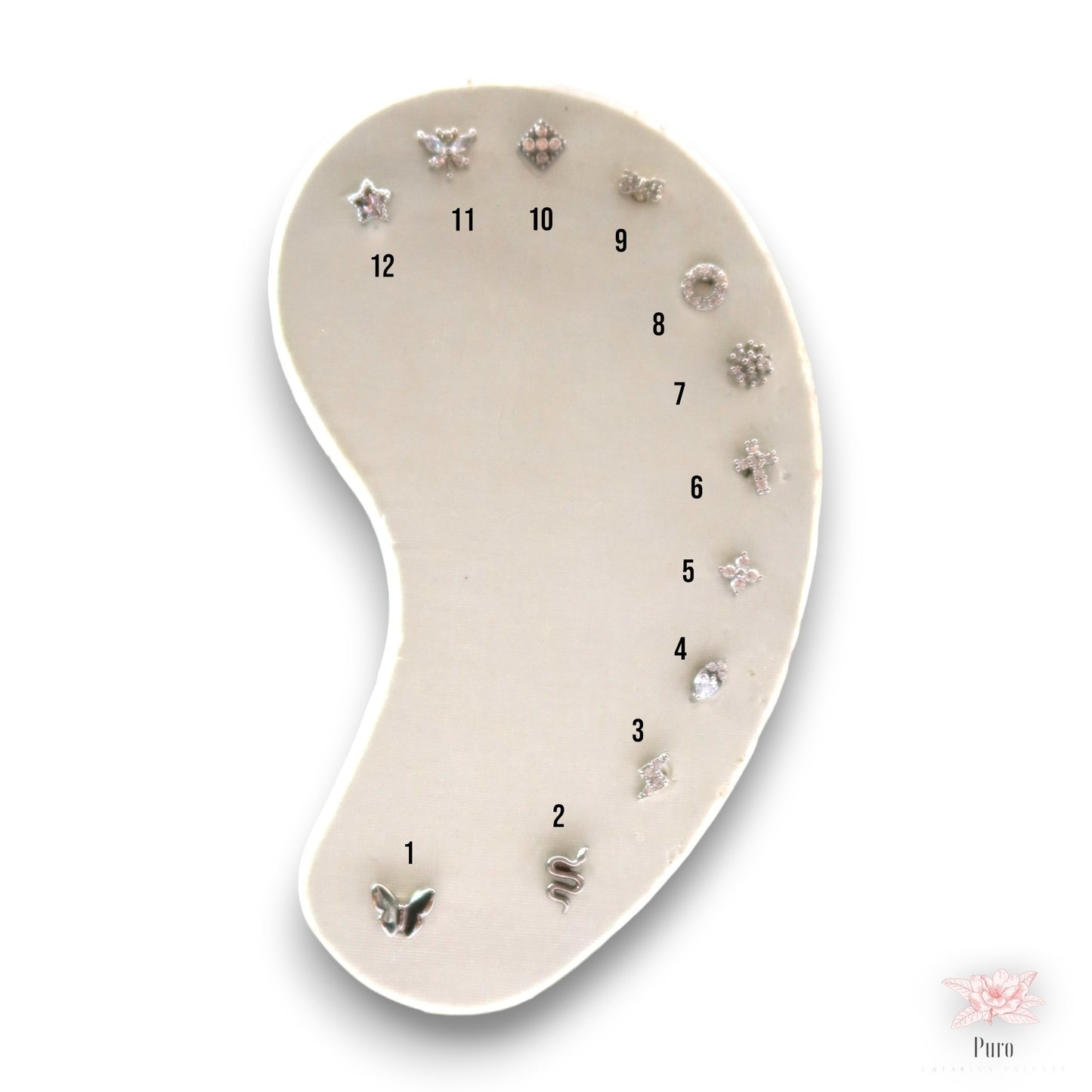 Piercings Prateados I