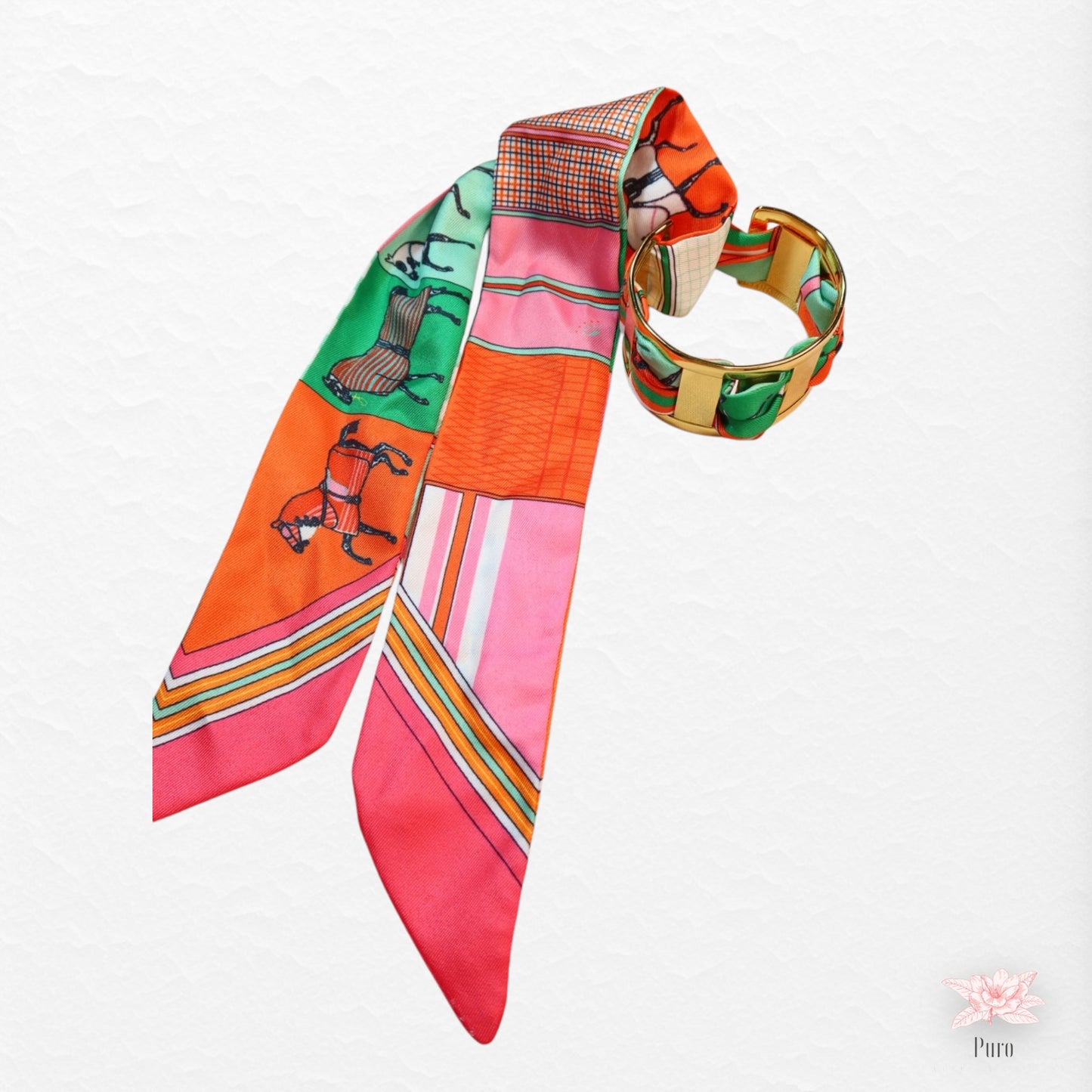 Escrava Com Tecido Estampado (Tipo 3)