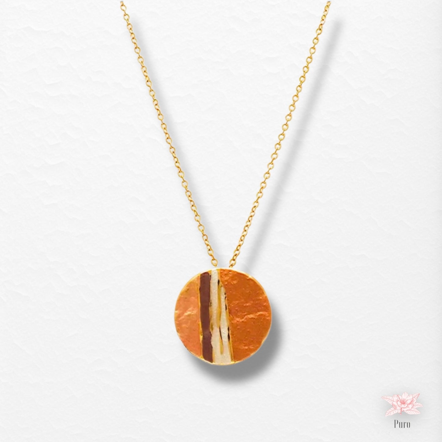Colar Aurora Laranja