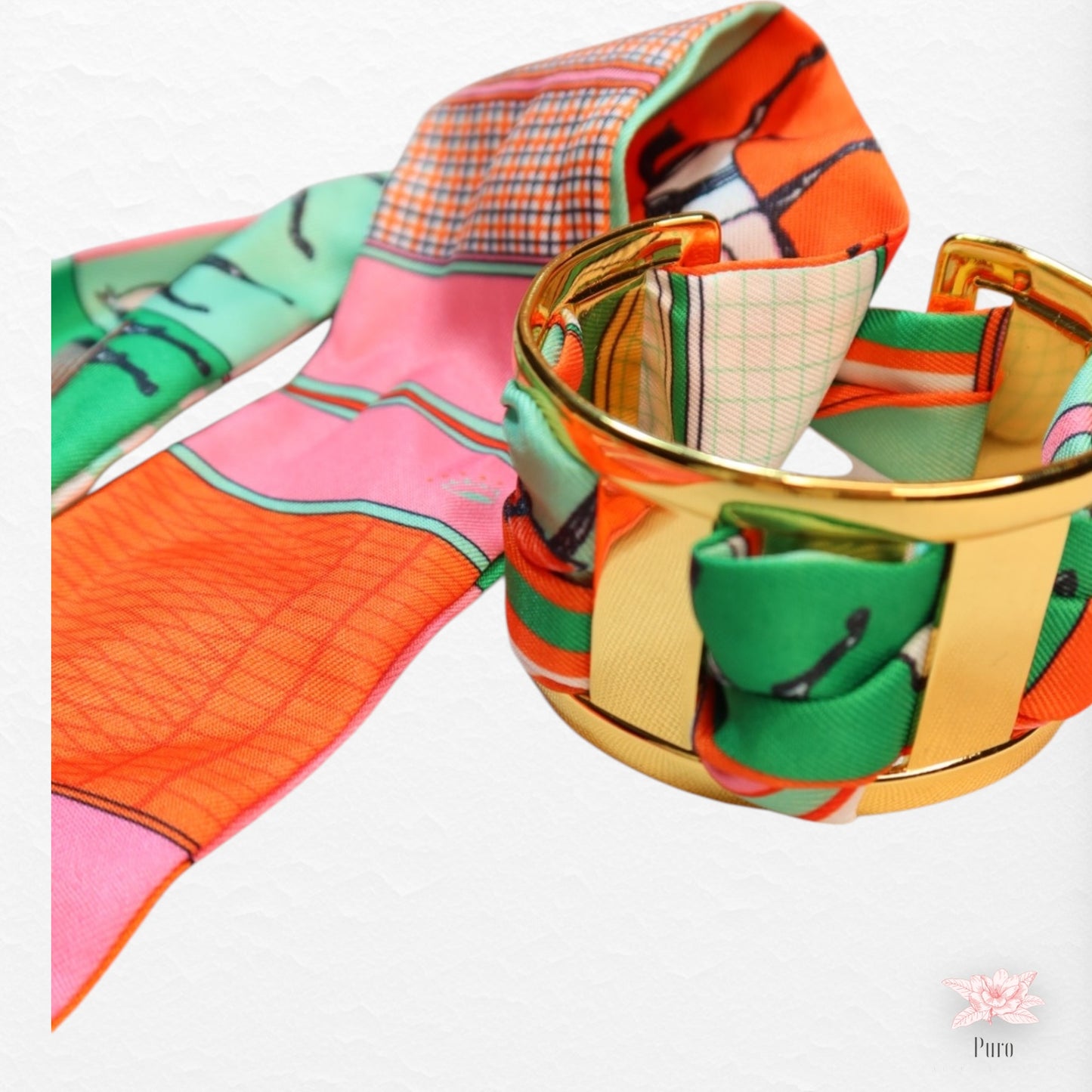 Escrava Com Tecido Estampado (Tipo 3)
