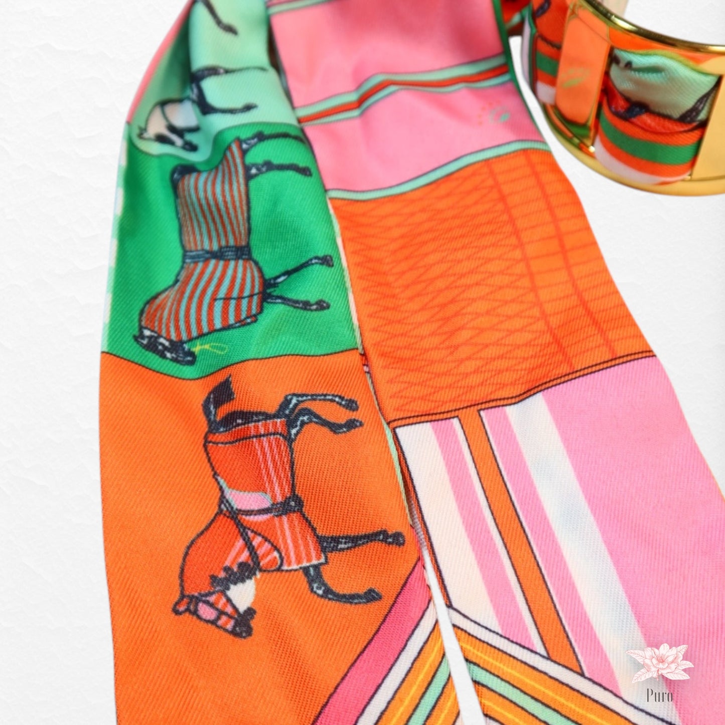 Escrava Com Tecido Estampado (Tipo 3)