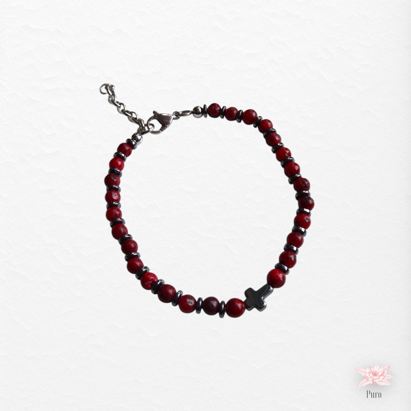 Pulseira Minimalista Com Cruz
