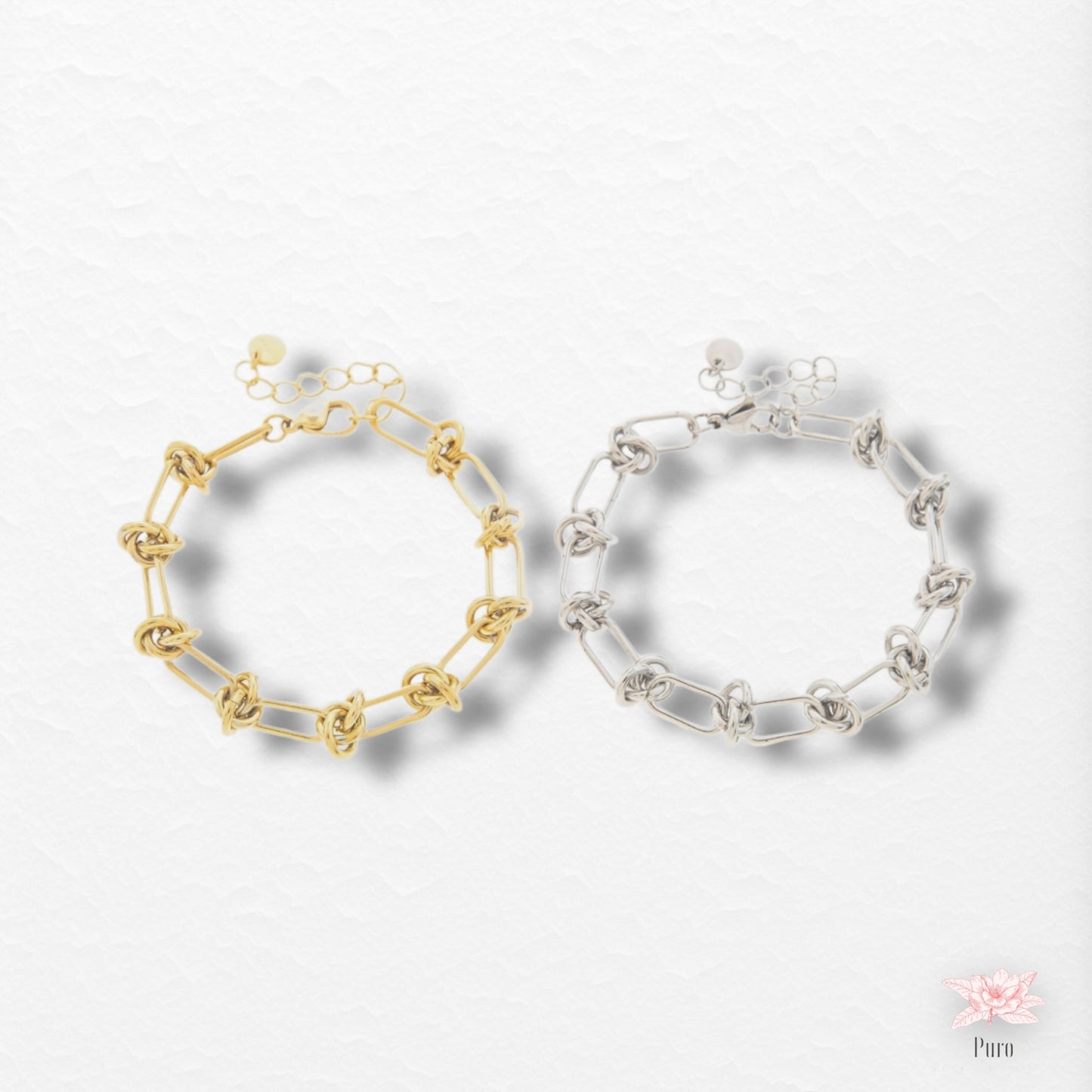 Pulseira de Elos com Nós