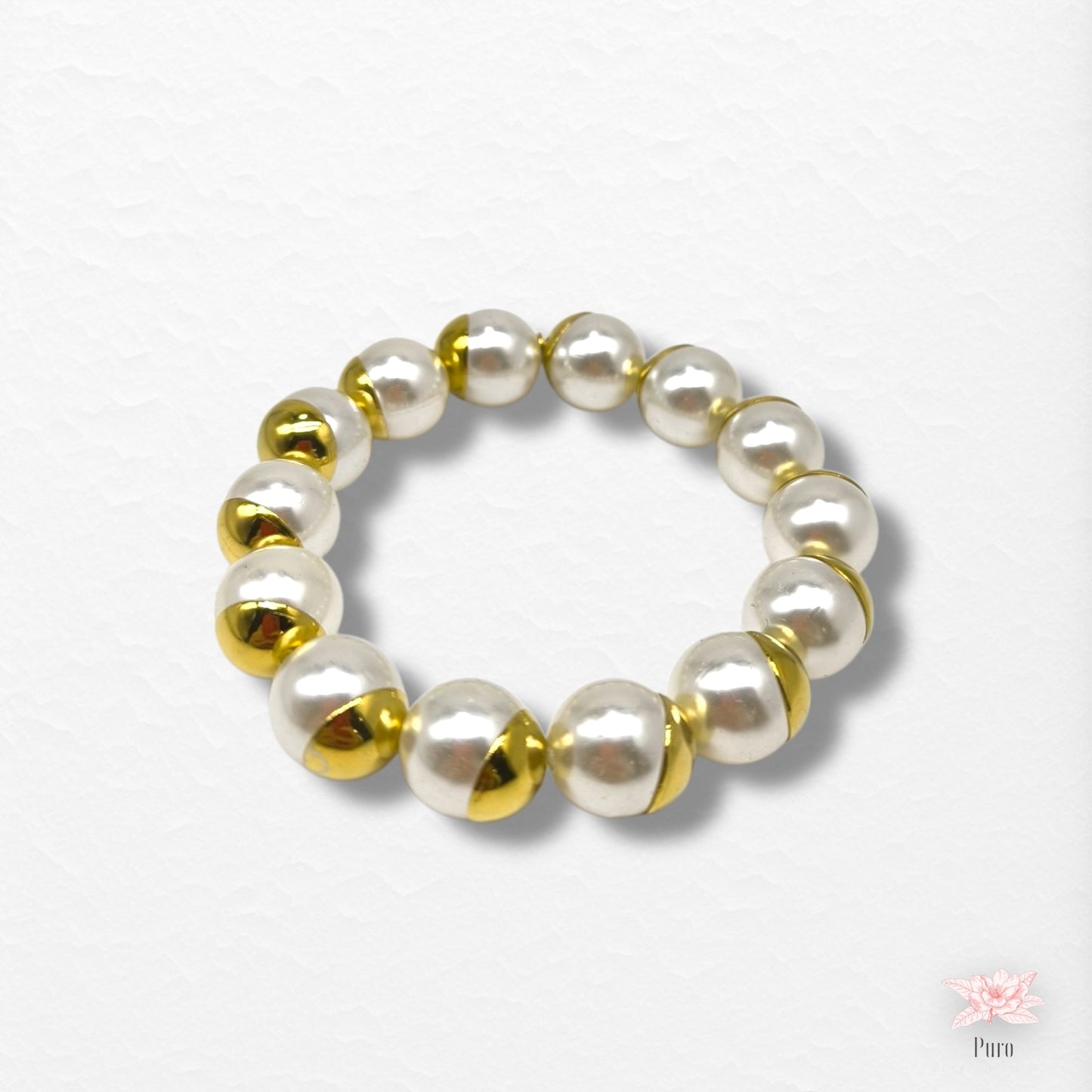 Pulseira Elegante de Pérolas