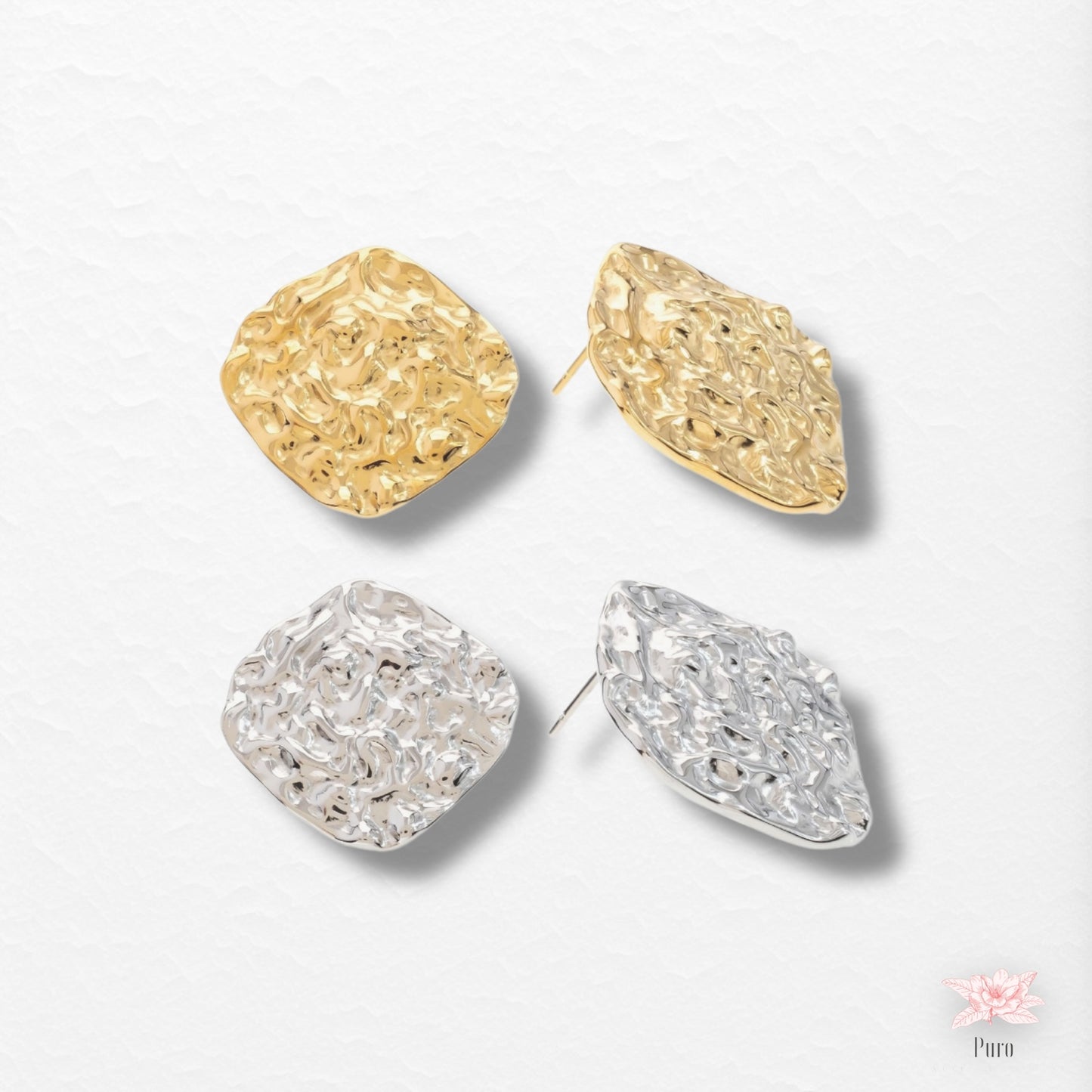 Brincos Chapa Martelada