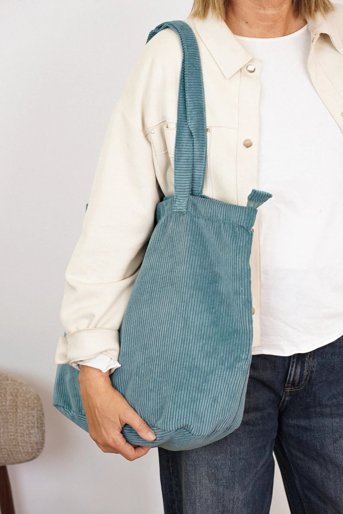 Beach Bag Jade (Com Fecho)