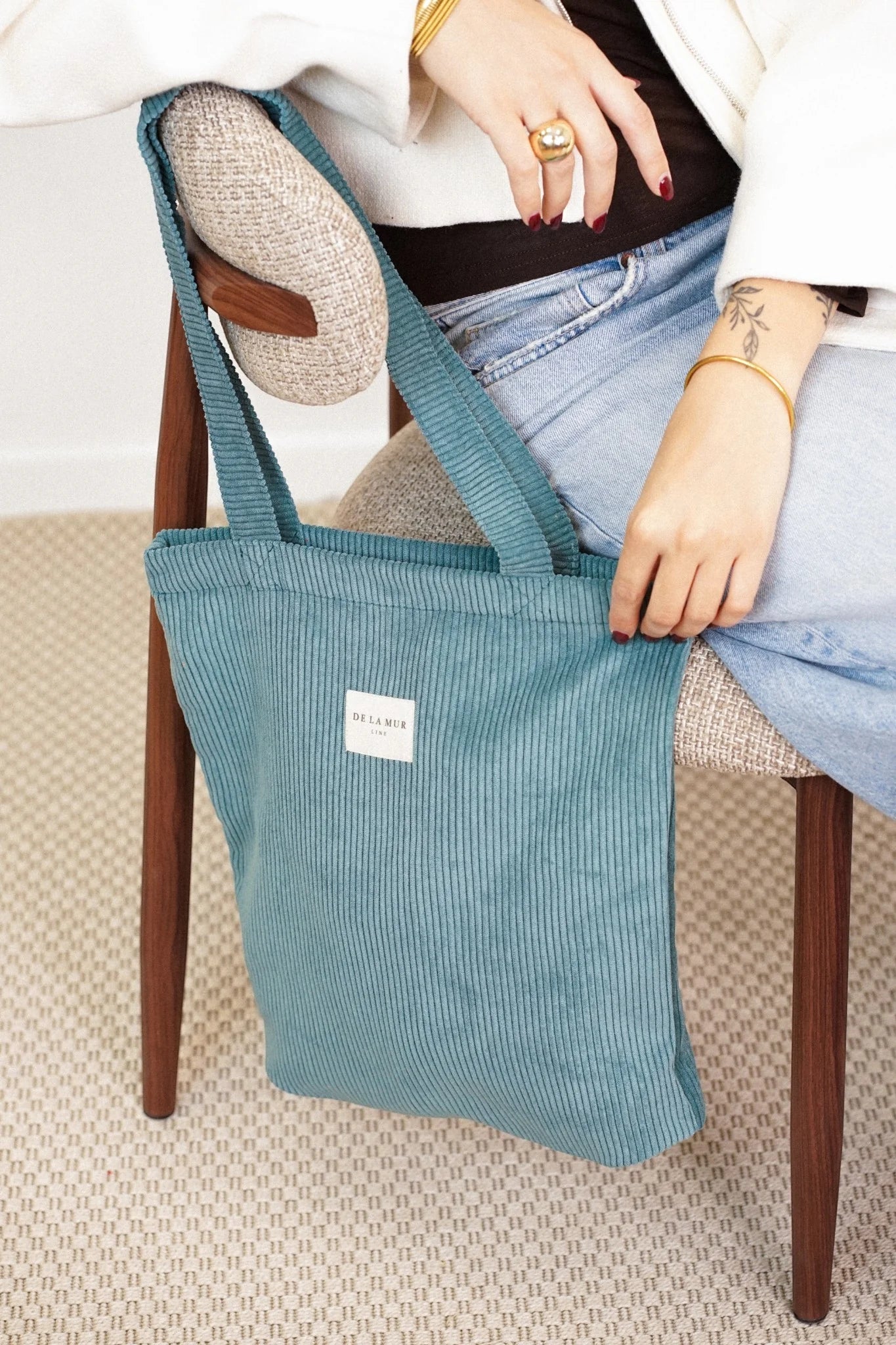 Tote Bag Jade (com fecho)