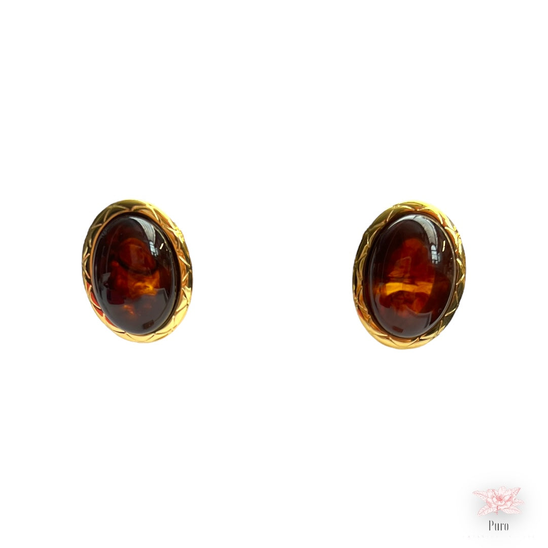 Brincos Ivy - Castanho