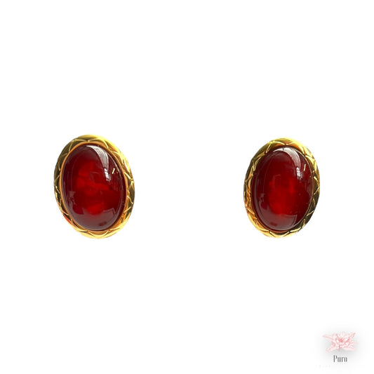 Brincos Ivy - Bordeaux