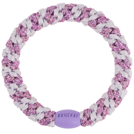 KKNEKKI Lavender Pink Glitter Stripe