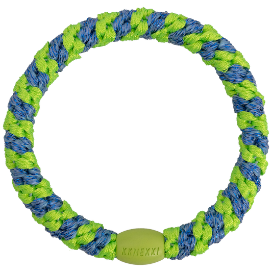 KKNEKKI Stripe Lime Green Ocean Glitter