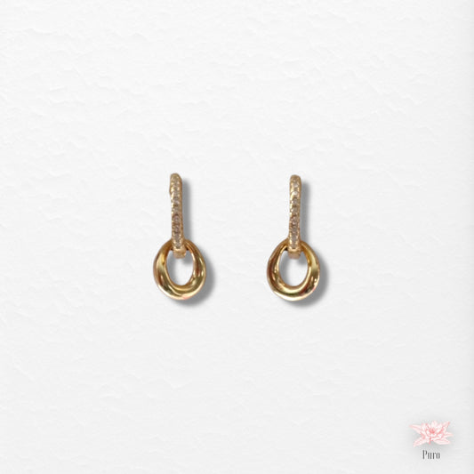 Circular Pendant Earrings