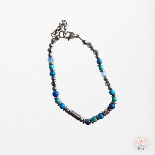 Pulseira Mix de Azuis