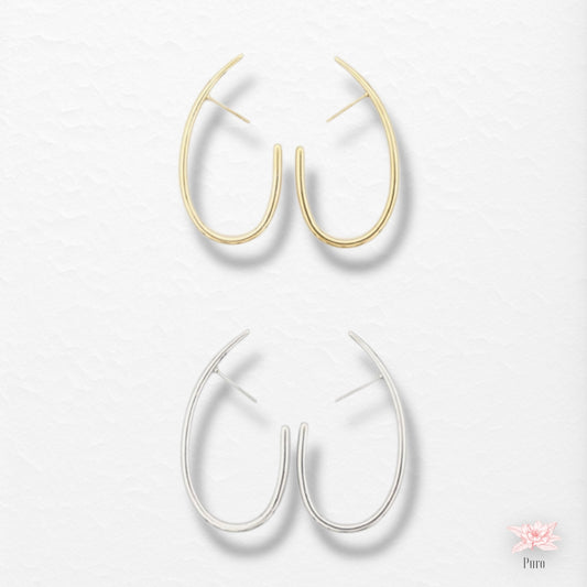 Argolas Ovais Minimalistas