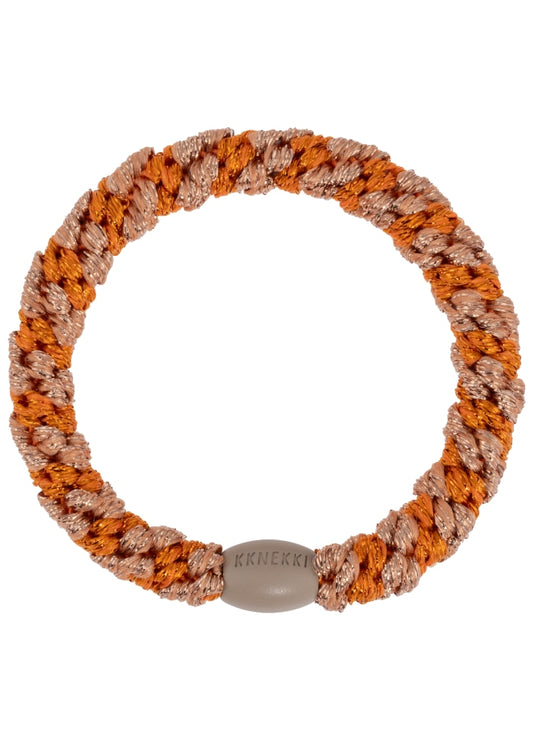 KKNEKKI Orange Rosewood Glitter Stripe