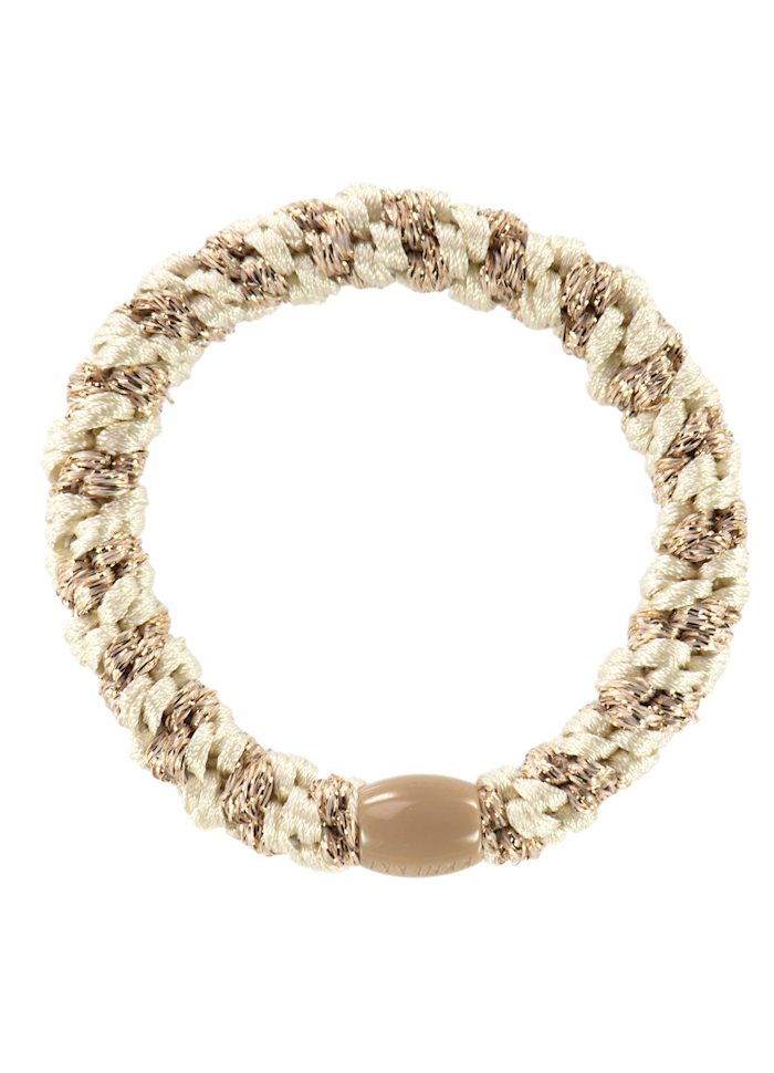 KKNEKKI Ivory Beige Glitter Stripe