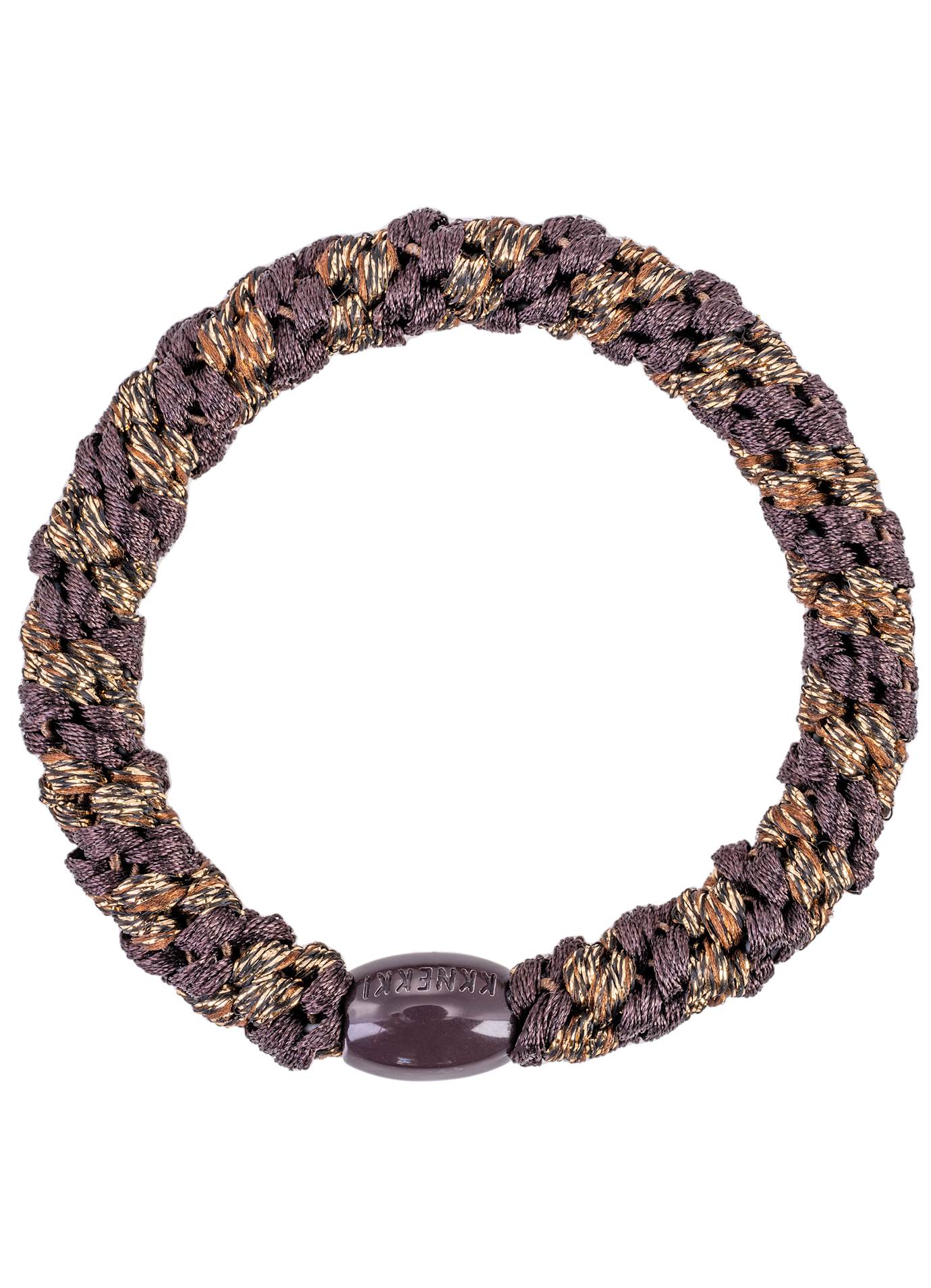 KKNEKKI Brown Coffe Glitter Stripe
